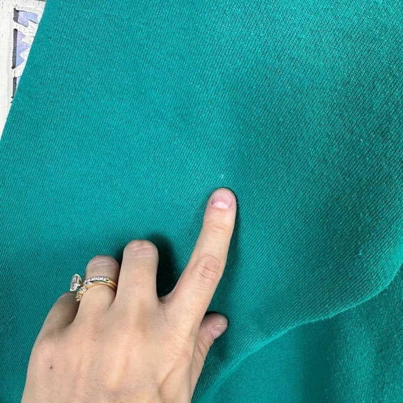 Vtg Laurel Burch Noel And Noella Graphic Cat Teal Green Sweatshirt Sz Large - Picture 8 of 11